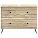 Armadio per Lavabo da Bagno BREDA Rovere Sonoma 82 x 41 x 59 cm - Foto miniatura 4