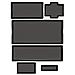 Kit Antipolvere per Fractal Design R5 - Nero / Nero - Foto miniatura 1