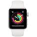 Watch Series 3 38 mm Impermeabile 5 ATM con GPS in Alluminio Colore Argento con Cinturino Sport Bianco - Foto miniatura 2