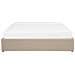 Letto In Tessuto Beige Con Contenitore 160 X 200 Cm Dinan - Foto miniatura 7