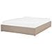 Letto In Tessuto Beige Con Contenitore 160 X 200 Cm Dinan - Foto miniatura 5