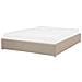 Letto In Tessuto Beige Con Contenitore 160 X 200 Cm Dinan - Foto miniatura 6