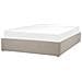 Letto In Tessuto Beige Con Contenitore 160 X 200 Cm Dinan - Foto miniatura 24