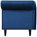 Chaise Longue In Velluto Blu Marino Versione Destra Luiro - Foto miniatura 11