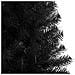 Albero di Natale Artificiale Sottile con Base Nero 210 cm PVC - Foto miniatura 3