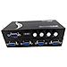 Vga 15hdf 4 Porte 4 In 1 Out Selettore Dello Scambista Dellinterruttore Di Sicurezza (1 Host 4 Visualizza 4 Host 1 Display) A Quattro Vie Vga Video Switch Interruttore Per Pc Laptop Desktop Monitor Proiettore Con Con Cablaggio Tv - Foto miniatura 3