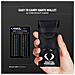 D0666 Warfare Premium Tungsteno Freccette Set Con Punte Dacciaio E Multi Anello Botti Compreso 6 Voli 6 Steli Checkout Card E Custodia Bagagli 24g 26g 28g 30g Nero - Foto miniatura 4
