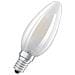 Lampadina Led Fiamma Variabile In Vetro Satinato - 6,5w Equivalente 60w E14 - Bianco Caldo - Foto miniatura 2