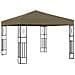 Gazebo 3x3 m Grigio Talpa in Tessuto - Foto miniatura 1