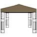 Gazebo 3x3 m Grigio Talpa in Tessuto - Foto miniatura 2