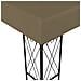 Gazebo 3x3 m Grigio Talpa in Tessuto - Foto miniatura 3