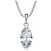 241a201695340 - Catenina Con Pendente Da Donna Con Zirconia Cubica - Argento Sterling 925 - 420 Mm - Foto miniatura 1