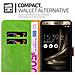 Custodia Compatibile Con Asus Zenfone 3 Deluxe In Verde Erbe - Coperchio Protettiva Con Chiusura Magnetica, Funzione Stand E Tasca Per Le Carte - Foto miniatura 3