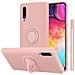 Custodia Compatibile Con Samsung Galaxy A50 / A50s / A30s In Liquid Rosa - Coperchio Protettivo In Silicone Tpu Flessibile Con Anello - Foto miniatura 1