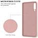 Custodia Compatibile Con Samsung Galaxy A50 / A50s / A30s In Liquid Rosa - Coperchio Protettivo In Silicone Tpu Flessibile Con Anello - Foto miniatura 5