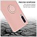 Custodia Compatibile Con Samsung Galaxy A50 / A50s / A30s In Liquid Rosa - Coperchio Protettivo In Silicone Tpu Flessibile Con Anello - Foto miniatura 8