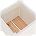 Fioriera Da Giardino Bianca 31x31x31 Cm Legno Massello Di Pino - Foto miniatura 8