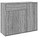 Credenza Grigio Sonoma 88x30x70 Cm In Legno Ingegnerizzato - Foto miniatura 2