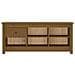 Scarpiera Miele 110x38x45,5 Cm In Legno Massello Di Pino - Foto miniatura 3