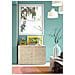 Armadio Multiuso Bucaneve, Mobile Lineare A 2 Ante Battenti Con Ripiano, Mobile Da Ingresso, Scarpiera Moderna, 100% Made In Italy, 90x45h66 Cm, Rovere E Bianco - Foto miniatura 1