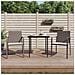 Sedie Da Giardino Con Cuscini 2pz Marroni 56x59x84cm Polyrattan - Foto miniatura 1