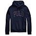 Felpa Ralph Lauren Uomo Navy Con Cappuccio In 100% Cotone Felpa Con Logo Xl - Foto miniatura 1