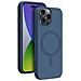 Cover In Silicone Compatibile Con Magsafe Per Iphone 14 Pro, Blu - Foto miniatura 1