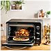 Forno Elettrico Grill Potenza 2200 Watt Capacità 39 Litri Colore Nero - Foto miniatura 6