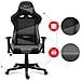 Force 6.2 Sedia da gaming per PC Seduta a dondolo (culla) Nero, Rosso - Foto miniatura 9
