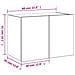 Mobile TV a Parete con Luci LED Grigio Sonoma 60x35x41 cm - Foto miniatura 5