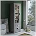Vetrina Anthony23 Con Anta A Vetro E Due Cassetti Colore Ancona Oak Stile Shabby - Foto miniatura 1