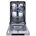 Lavastoviglie GI 561 D 10 S EB A da Incasso a Scomparsa Parziale Capacità 11 Coperti Classe D Colore Grigio - Foto miniatura 3