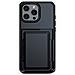 Custodia Protettiva Con Porta Carte Per Iphone - Nero   Iphone 11 Pro Max - Foto miniatura 1