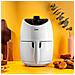 JEFR1223 friggitrice Singolo 2 L Indipendente 1000 W Friggitrice ad aria calda Nero, Bianco - Foto miniatura 2