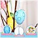 Uova Di Pasqua Decorate Da Appendere In Plastica Decorative 24 Pezzi 6 Cm - Foto miniatura 4