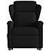 Poltrona Alzapersona Reclinabile Elettrica Nera in Tessuto - Foto miniatura 5