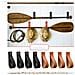 Set Di 6 Ganci Da Parete In Pelle Pu Marrone - Cinghie Decorative Con Viti In Ottone Brown - Foto miniatura 2