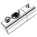 Supporto Regolabile Per Soffione Doccia - Senza Trapano, Universale Per Asta Doccia 22-25mm Silver - Foto miniatura 2