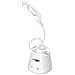 Lampada Led Da Scrivania Ring Light Con Base Tattile Multifunzione, Bianco - Foto miniatura 1