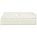 Struttura Letto Angolare con Materasso 2 pcs Crema Velluto - Foto miniatura 5