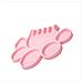 Tavolozza In Silicone Per Trucco Con Porta Pennelli, Tavolozza Per Nail Art E Acquerelli Pink - Foto miniatura 3