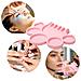 Tavolozza In Silicone Per Trucco Con Porta Pennelli, Tavolozza Per Nail Art E Acquerelli Pink - Foto miniatura 4