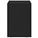Comodino 2 pcs Nero 40 x 35 x 50 cm Legno multistrato - Foto miniatura 7