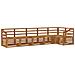 Set divani 6 pcs Naturale Legno di Acacia Massello - Foto miniatura 1