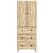 Set di armadi 2 pcs Rovere Sonoma 66 x 34,5 x 90 cm - Foto miniatura 4
