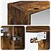 Mobiletto per specchio da bagno Rovere fumé 80 x 14.5 x 70 cm - Foto miniatura 9