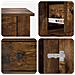 Mobile da cassa per cani Rovere Fumo 80 x 47,5 x 80 cm - Foto miniatura 7