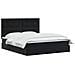 Letto con contenitore e materasso Nero 160 x 200 cm Velluto - Foto miniatura 3