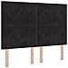 Letto con contenitore e materasso Nero 160 x 200 cm Velluto - Foto miniatura 4