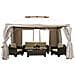 Gazebo in Alluminio 3 x 4 metri Colore Ecrù - Foto miniatura 6